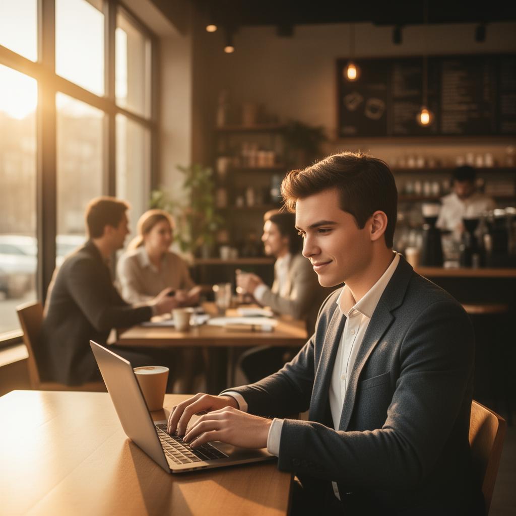 Entrepreneur using AI to build their brand
